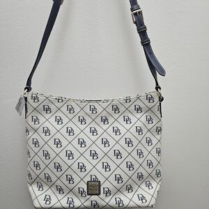 Dooney & Bourke Navy and White Women's Bag
